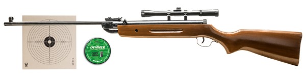 Perfecta Mod. 32 Luftgewehr 4,5 mm Diabolo inkl. Zielfernrohr, Diabolos u. Zielscheiben