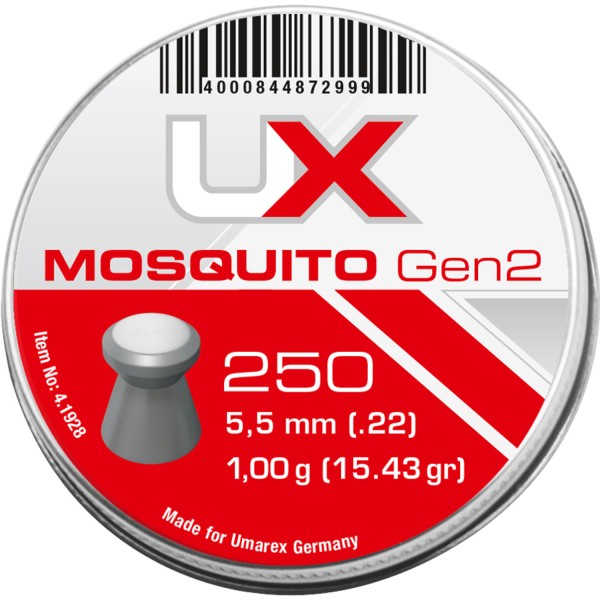 UX Mosquito Gen2 Flachkopf Diablos 5,5 mm 250 Stück