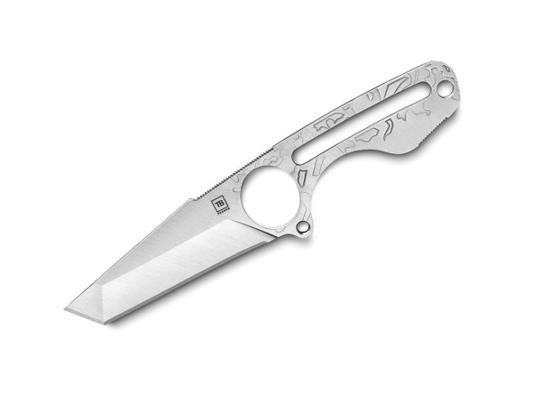 TB Outdoor S-Neck Feststehendes Messer silber