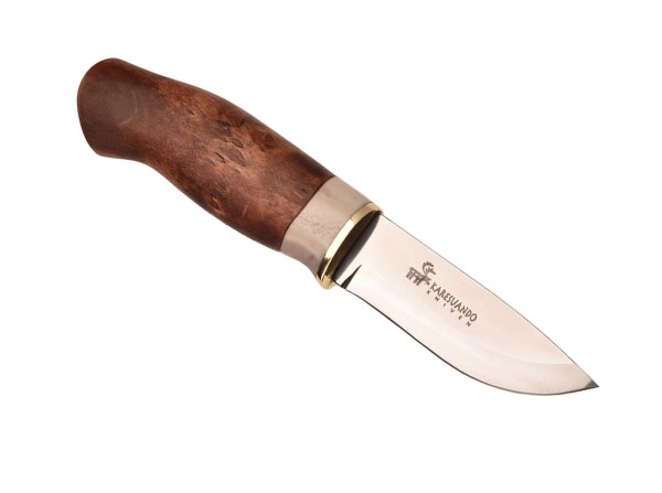 Karesuando Galten Light Exclusive Feststehendes Messer braun
