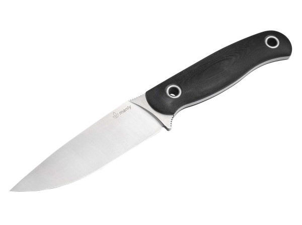 Manly Crafter RWL 34 G10 Black Feststehendes Messer schwarz