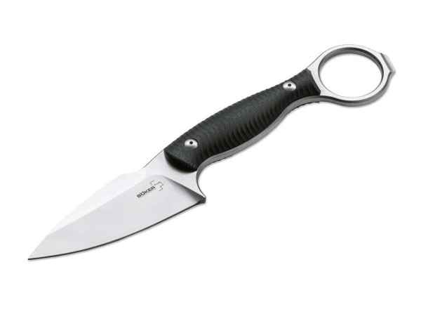 Böker Plus Accomplice D2 Feststehendes Messer schwarz