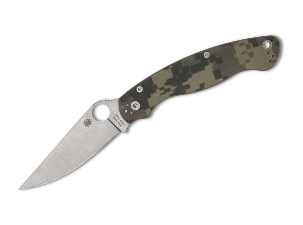 Spyderco Military 2 G10 Digital Camo PlainEdge Taschenmesser camo