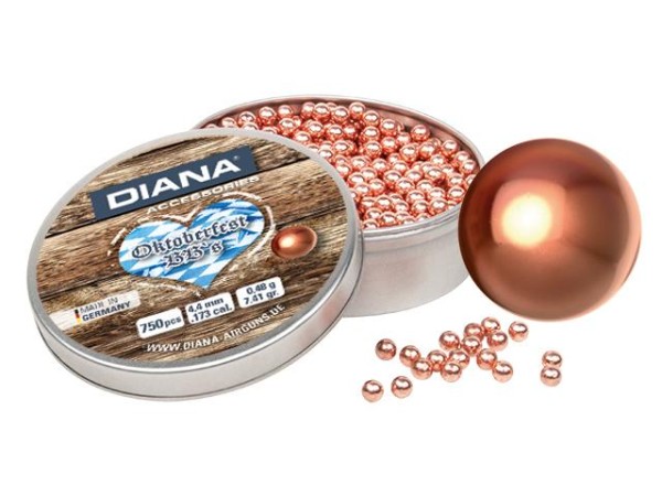 Diana Oktoberfest 750 Stück 4,4 mm BBs verkupfert