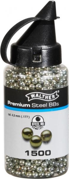 Walther Premium Stahlrundkugeln 4,5 mm 1500 Stück