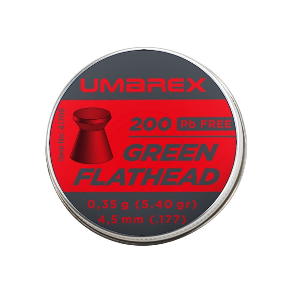 Umarex Green Flathead 4,5 mm 200 Stück