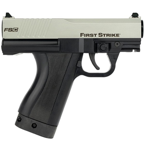 First Strike FSC Ram Pistole Kaliber.68 Limited Edition Black/Silver + 5 Stück 8 Gramm CO2 Kapseln