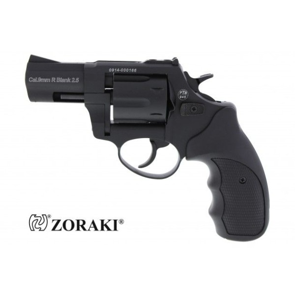 Zoraki R1 Schreckschuss Revolver 9 mm R.K 2,5 Zoll schwarz matt