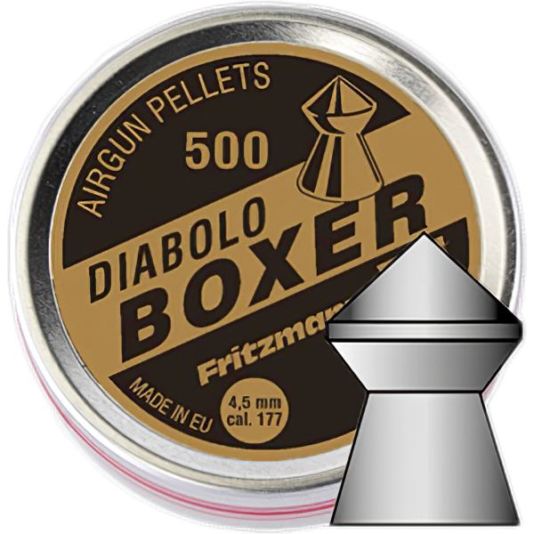 Fritzmann Boxer 4,5 mm Diabolos 500 Stück