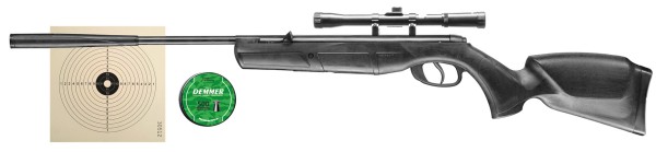Perfecta RS26 Luftgewehr 4,5 mm Diabolo inkl. Zielfernrohr, Diabolos u. Zielscheiben