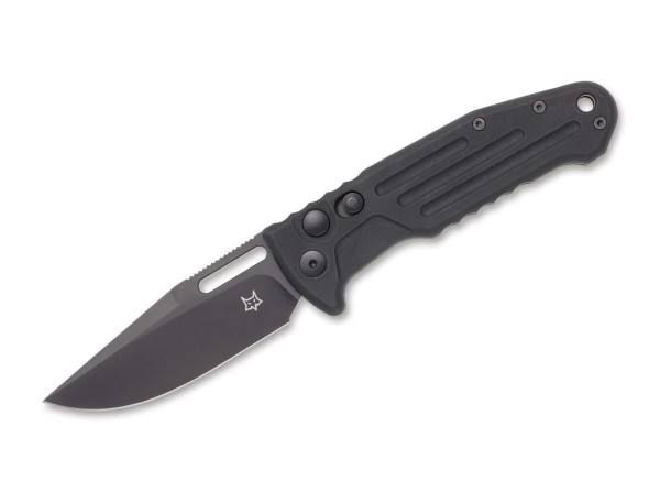 Fox Knives New Smarty Clippoint All Black Taschenmesser schwarz