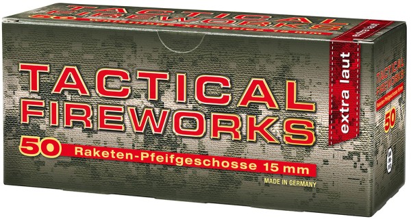 Umarex Tactical Fireworks Pfeifpatronen für Schreckschusswaffen 50 Schuss