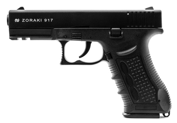 Zoraki 917 Schreckschuss Pistole 9 mm P.A.K. schwarz + 50 Demmer Platzpatronen