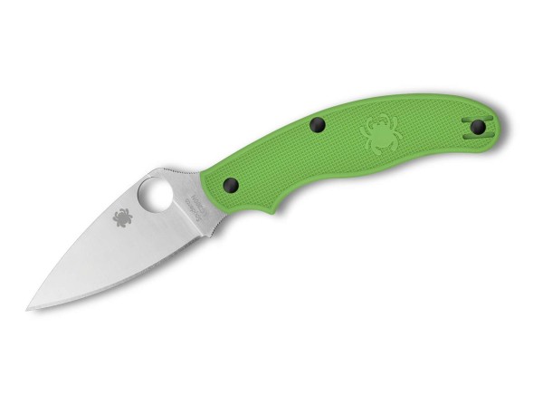 Spyderco UK Pen Knife Salt Green LC200N PlainEdge Taschenmesser grün