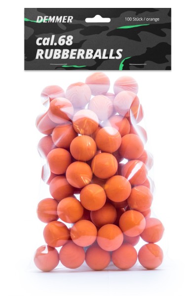 Demmer Rubberballs 100 Schuss cal. .68 orange