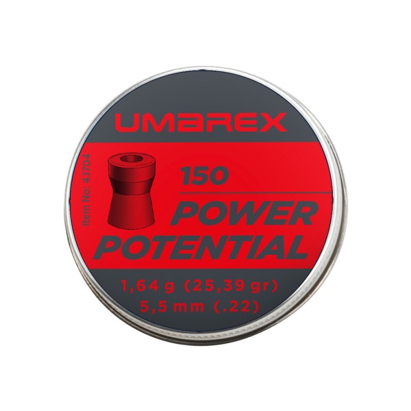 Umarex Power Potential 5,5 mm Diabolos 150 Stück