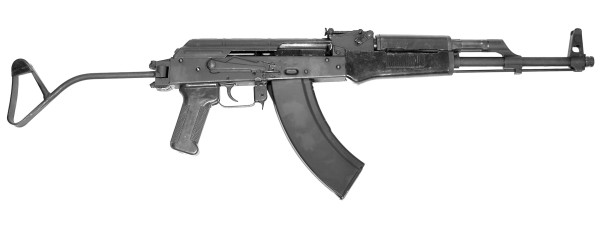 AK47M CO2 Luftgewehr Vers.3 AKM Yunker END of DDR mit Klappschaft 4,5 mm BB schwarz