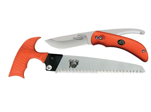 Outdoor Edge SwingBlade Set Orange Clam Pack Feststehendes Messer orange