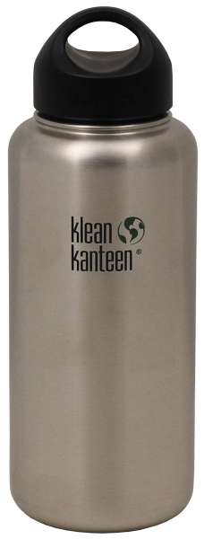 Flasche Klean Kanteen "Wide" einwandig Edelstahl 1182 ml