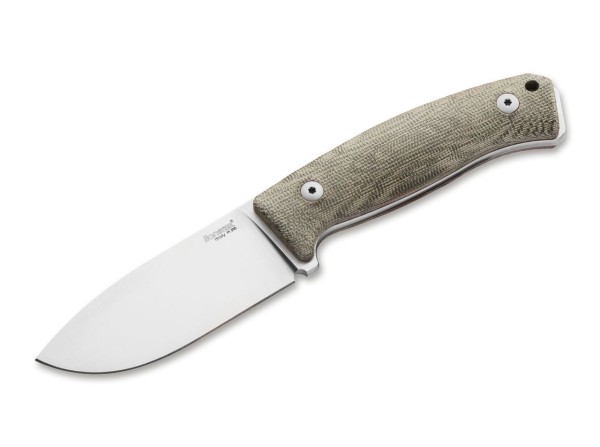 LionSteel M2M Micarta Green Feststehendes Messer grün