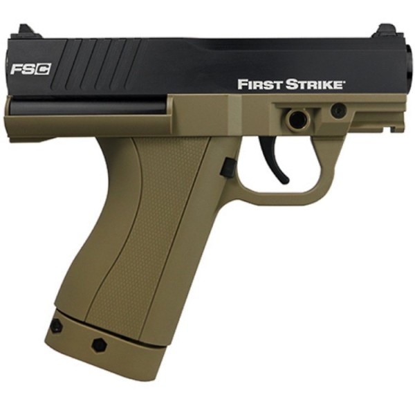 First Strike FSC Ram Pistole Kaliber .68 FDE + 5 Stück 8 Gramm CO2 Kapseln