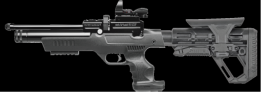Kral Arms Puncher NP01 Pistolenversion Spannhebel links in 4,5 mm oder 5,5 mm Diabolo