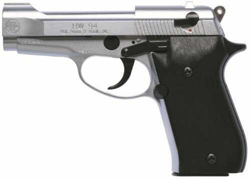 Weihrauch HW 94 Schreckschuss Pistole 9 mm R.K. Stainless mit Kunststoffgriffen