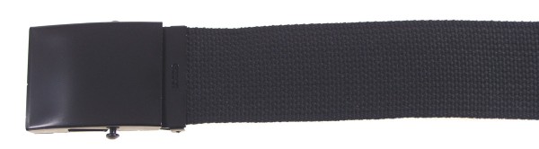 Gürtel schwarz 4,5 cm breit mit Metallkastenschloß
