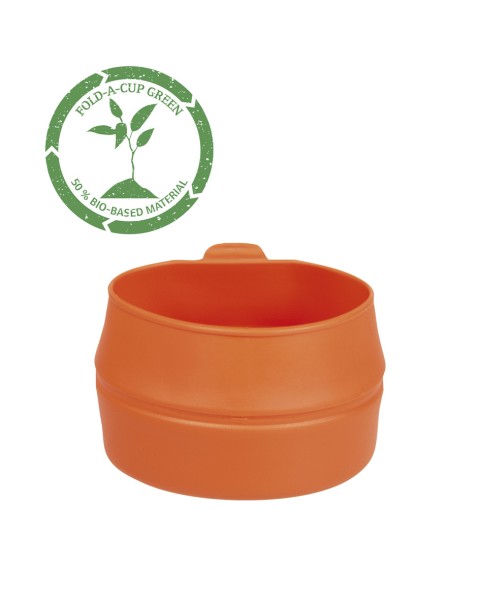 Mil-Tec Fold-A-Cup® 'Green' Faltbar Orange 200 Ml