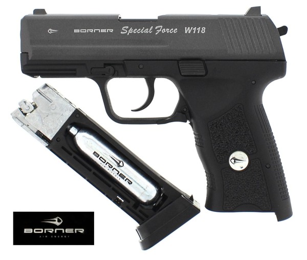 Borner Special Force W118 CO2 Luftpistole 4,5 mm BB