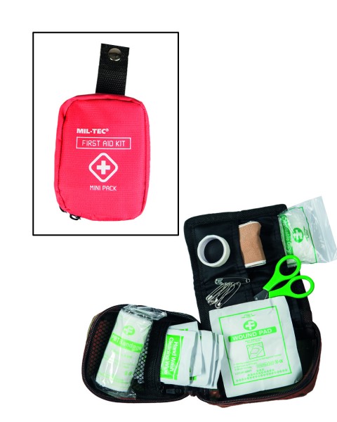 Mil-Tec First Aid Pack Mini Red