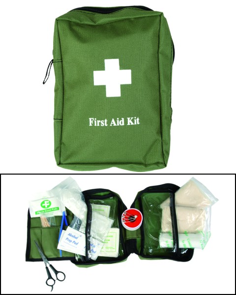 Mil-Tec First Aid Kit Lge Oliv