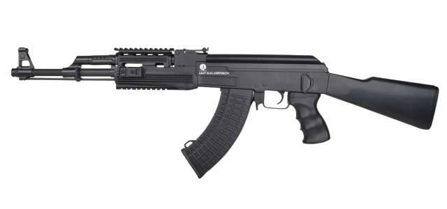 A76 Federdruck ABS Airgun mit Munition 57cm Softair Gewehr Kalashnikov AK 47 