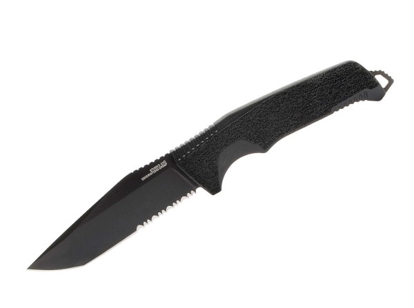 SOG Trident FX Serrated Blackout Feststehendes Messer schwarz
