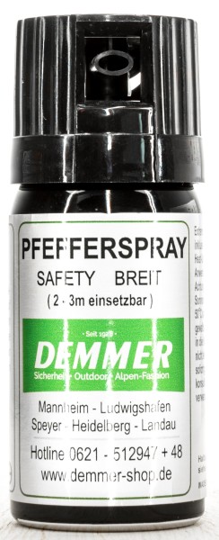 Demmer Pfefferspray Safety breit 40 ml