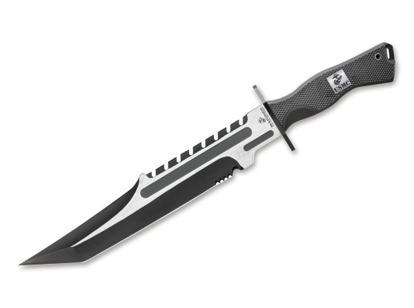 United Cutlery USMC Operation Mako Knife With Sheath Feststehendes Messer schwarz