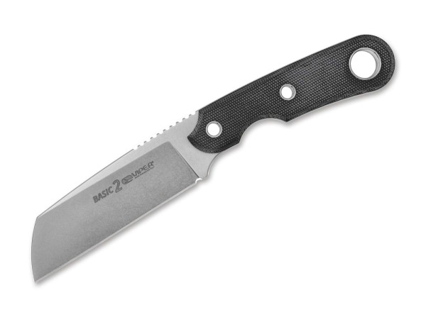 Viper Basic 2 D2 Micarta Black Feststehendes Messer schwarz