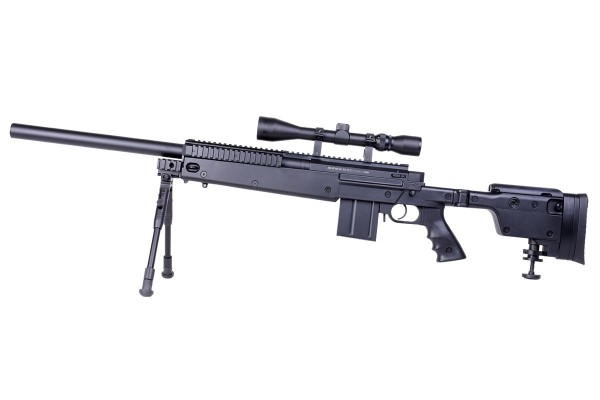 GSG 4406 Sniper Airsoft Federdruck 6 mm BB schwarz